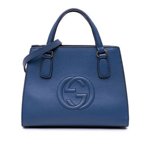 Pre-Loved Gucci Medium Dollar Calf Soho Top Handle Convertible Tote